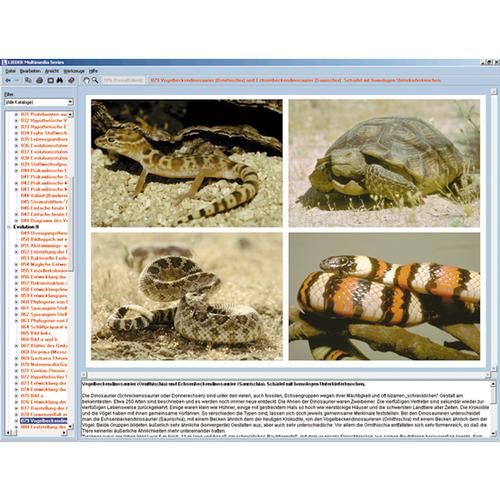 Zoologia in aula, CD-ROM, 1004292 [W13523], Software di Biologia