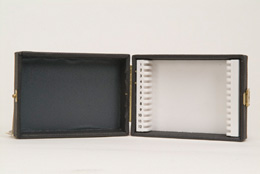 Slide box for 12 microscope slides, 1004329 [W13700], 显微镜载玻片盒