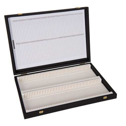 Bo&icirc;te pour 100 pr&ecirc;parations, 1004332 [W13703], Bo&icirc;tes pour lames microscopiques