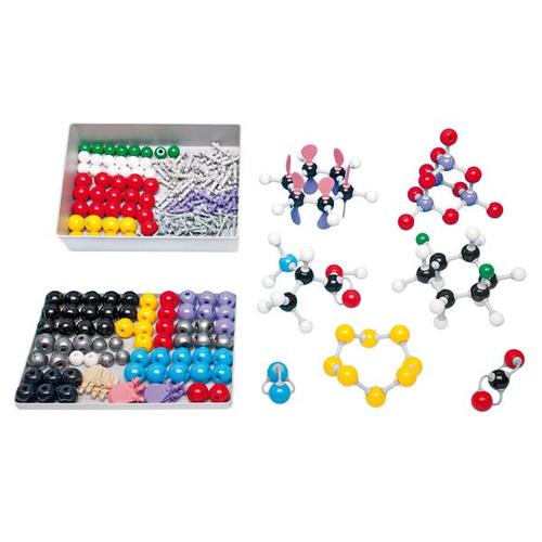 Kit di montaggio molecolare inorganico/organico D, molymod®, 1005279 [W19701], Kit di modelli molecolari