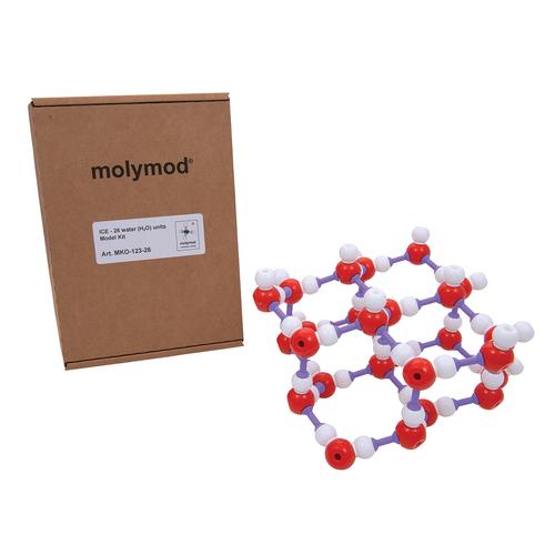Hielo, set de cristales H2O, molymod®, 1005285 [W19709], Modelos moleculares