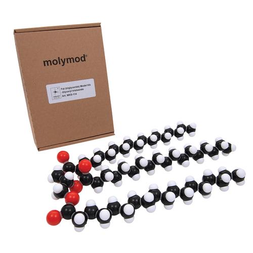 Fat (Glyceryl tristearate) (C57H110O6), molymod®-Kit, 1005287 [W19711], 분자 모형