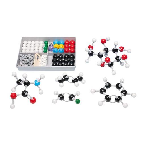 Conjunto de montagem de molêculas orgânicas S, molymod®, 1005290 [W19721], Conjunto de montagem de moléculas