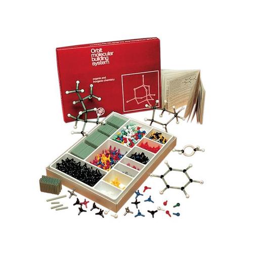 Kit de qu&iacute;mica inorg&acirc;nica/org&acirc;nica para classes, Orbit&trade;, 1005306 [W19805], Conjunto de montagem de mol&eacute;culas