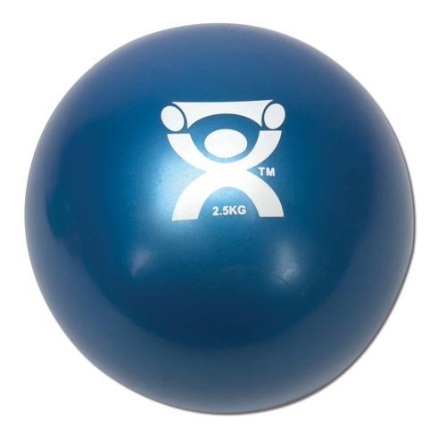 Cando Plyometric Weighted Ball, blue, 5.5 lbs | Alternative to dumbbells, 1008996 [W40124], 测重