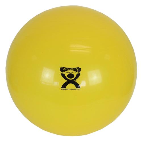 Balle d'exercice Cando, jaune, 45 cm, 1013947 [W40128], Ballons d'exercices