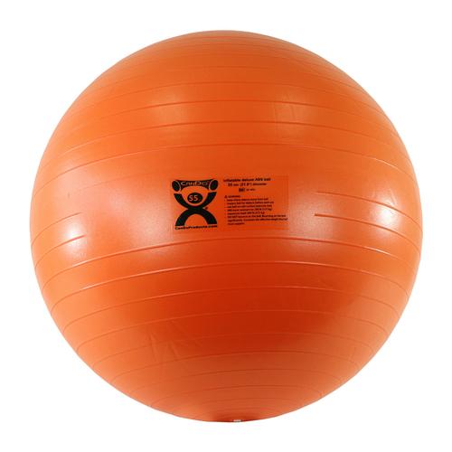 Cando Deluxe Anti-Burst Exercise Ball,Orange 55cm, 1008999 [W40138], Мячи для упражнений