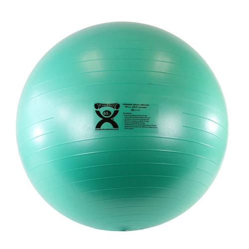 Cando Deluxe Anti-Burst Egzersiz Topu, Yeşil, 65 cm, 1009000 [W40139], Egzersiz Toplari
