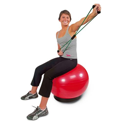 Cando Deluxe Anti-Burst Exercise Ball, red, 75cm, 1009001 [W40140], Exercise Balls