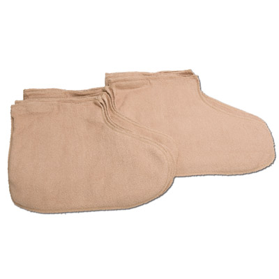 Terry Foot Booties for Paraffin Treatments, W40144, Cera y Accesorios
