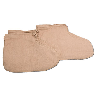 Terry Foot Booties for Paraffin Treatments, W40144, Warmers