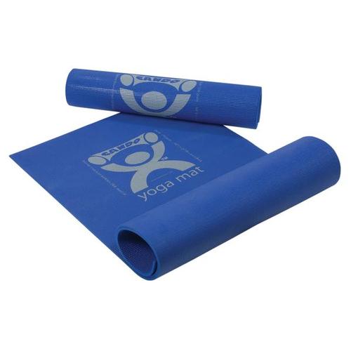 CanDo® PER Yoga Mat - Blue, 68 x 24 x 0.12 inch, W40196, Exercise Mats