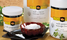 Lotus Touch Multi-Purpose Cream 1 Gallon, W42002CG, Massage Creams