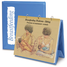 Breastfeeding Chart Collection - In a Binder/Easel Display, 3010749 [W43159], Educación para padres