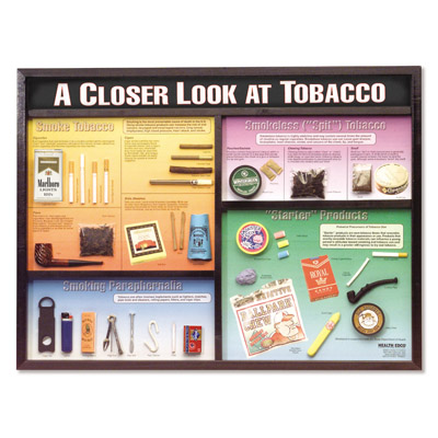 A Closer Look at Tobacco 3D Display, 3011553 [W43239], Educación sobre el tabaco