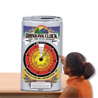 Drinking Clock Action Display, 3004787 [W43258], Drug and Alcohol Education