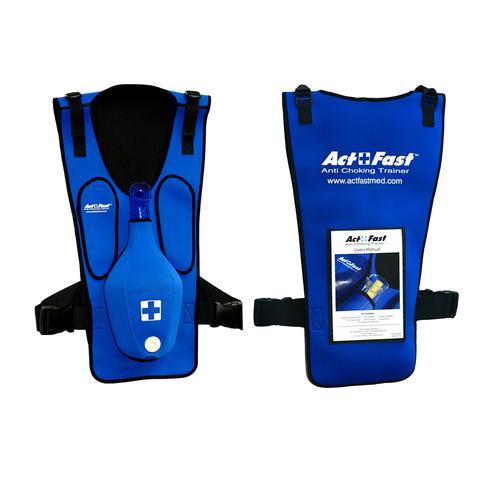 ACT+Fast 기도폐색 구조 조끼 (파랑)  Act+Fast Rescue Choking Vest - Blue, 1017938 [W43300B], 심폐소생술 부대용품