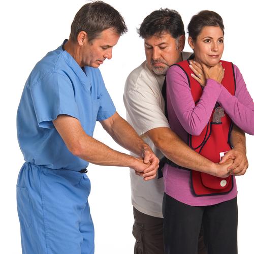 Act+Fast chaleco de auxilio en caso de asfixia - Rojo, 1014589 [W43300R], BLS adulto