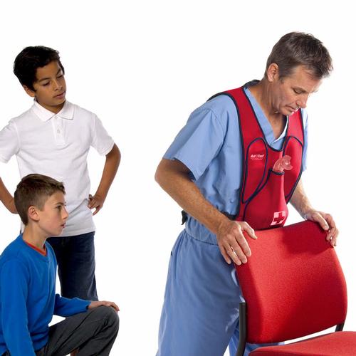Act+Fast chaleco de auxilio en caso de asfixia - Rojo, 1014589 [W43300R], BLS adulto