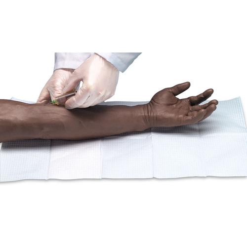 고급 정맥 천자 및 주입 팔 (어두운 피부)  Advanced Venipuncture and Injection Arm- Dark Skin, 1005679 [W44217], 주사실습 및 천자