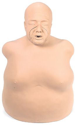 Maniquí de entrenamiento corpulento „Fat Old Fred Manikin“, 1005685 [W44233], BLS adulto