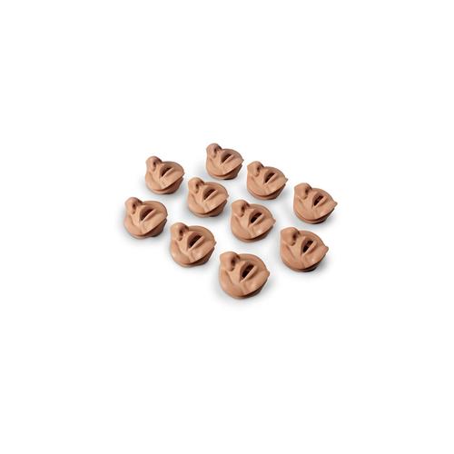 10 mouth/nose pieces for overweight resuscitation manikin, 1005687 [W44235], Consumables