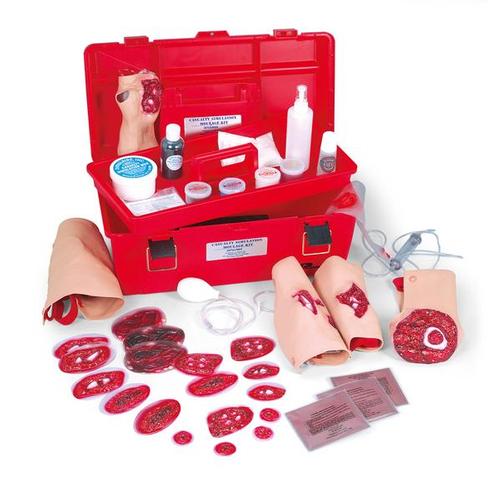Advanced Casualty Simulation Kit, 1005709 [W44520], Moulage and Wound Simulation