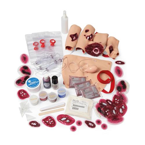 Kit de simulaci&oacute;n de lesi&oacute;n avanzado, 1005709 [W44520], Simulaci&oacute;n de emergencias y heridas