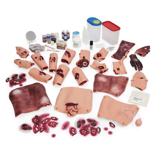 Emergency Medical Treatment (EMT) Casualty Simulation Kit, 1005711 [W44522], Moulage and Wound Simulation