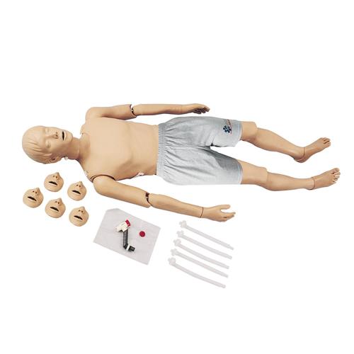 전자 장치가 있는 성인 CPR 마네킨 Adult CPR Manikin with Electronics, 1005738 [W44556], 성인 기본 소생술