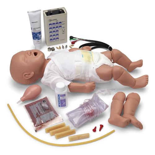 ECG 시뮬레이터가 포함된 PALS 마네킨&nbsp;&nbsp;PALS Manikin with ECG-Simulator, 1005759 [W44608], 신생아 기본소생술