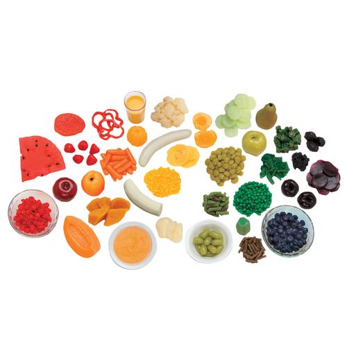 Fruit & Vegetable Rainbow Foods Kit, 3004394 [W44691], Food Replicas