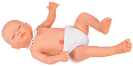 Bebé para formación enfermería - Masculino, 1018198 [W44708], Cateterismo