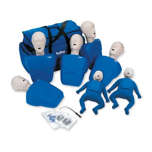 CPR Prompt&reg; Adult/Child and Infant Manikins - 7 Pack, 1017941 [W44710], BLS Adult