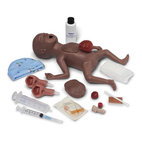 미숙아 시뮬레이터(어두운 피부색) Micro-Preemie Simulator, dark, 1021154 [W44754B], 신생아환자간호