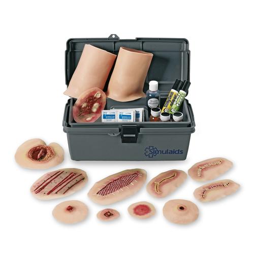 护理伤口套装-Geri/Keri护理人体模型配套, 1017984 [W44784], 印痕和伤口模型