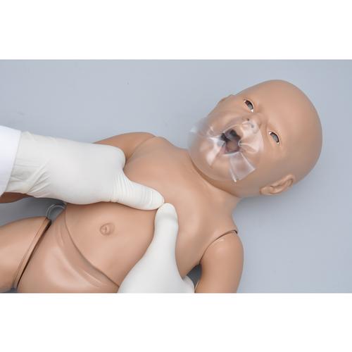 Susie Simon® - Simulador para el cuidado de traumas y de RCP en recién nacidos 1014570 (W45137) con monitor Code Blue, acceso intraóseo y acceso venoso, 1014570 [W45137], ALS neonatal
