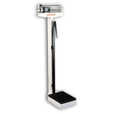 Body weight scale mechanical height and weight scales