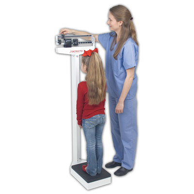 Stainless Steel Eye-Level Physician Scales w/o Height Rod, 1017444 [W46246S], Balanzas Profesionales