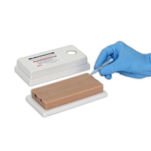 Two-Vein Venipuncture Training Aid - Dermalike II™ Latex Free, Light Skin, 1017969 [W46518], Injections and Punctures