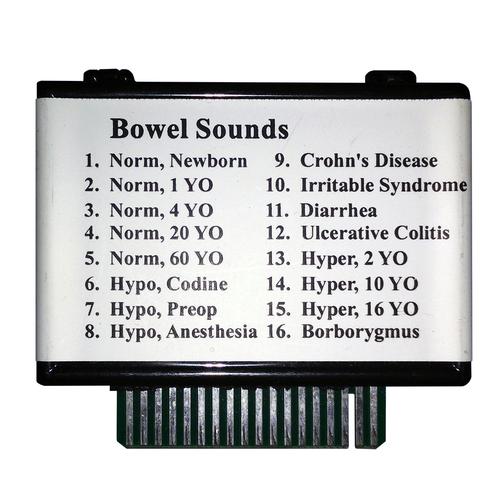 Sonidos intestinales para Simulador de ruidos cardiacos y pulmonares, 1018195 [W49436], Auscultación