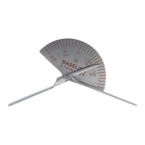 Stainless steel goniometer - for small joints, 1007371 [W50179], Goniometers and Inclinometers
