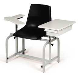 Standard Blood Drawing Chair with Drawer (phlebotomy chair), W50554, Taburetes y sillas