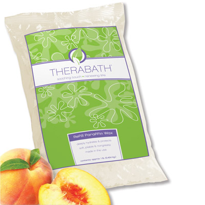 Therabath ® Paraffin Wax - Peach, 6 lbs., W52022, Calentadores