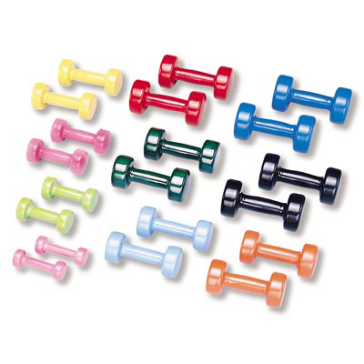 Cando Dumbbell - 2 lbs. Violet, 1015472 [W53639], Dumbbells - Weights