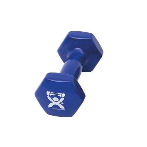 Cando Dumbbell - 5 lbs. Blue, 1015475 [W53642], Dumbbells - Weights