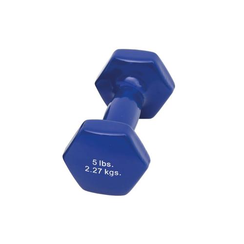 2,27 kg - Vinyl Hantel CanDo® - Blau, 1015475 [W53642], Hanteln - Gewichte