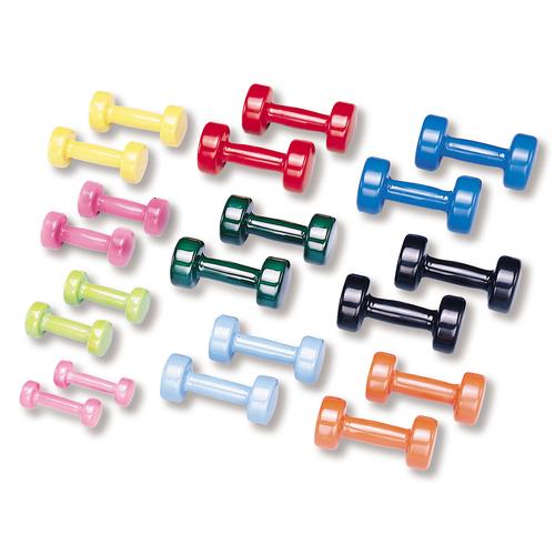 Cando Dumbbell - 10 lbs. Orange, 1015480 [W53647], Dumbbells - Weights