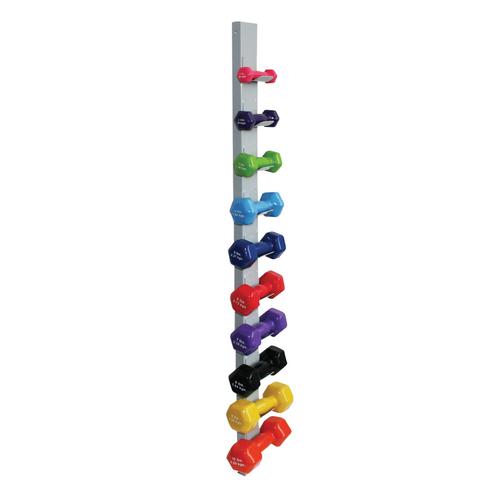 CanDo® Dumbbell - Wall Rack - 10 Dumbbell Capacity, W53656, Mesas