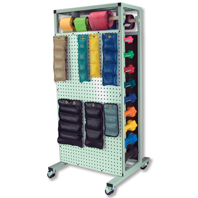 Double-Sided Mobile Combo Rack, W54001, Mesas